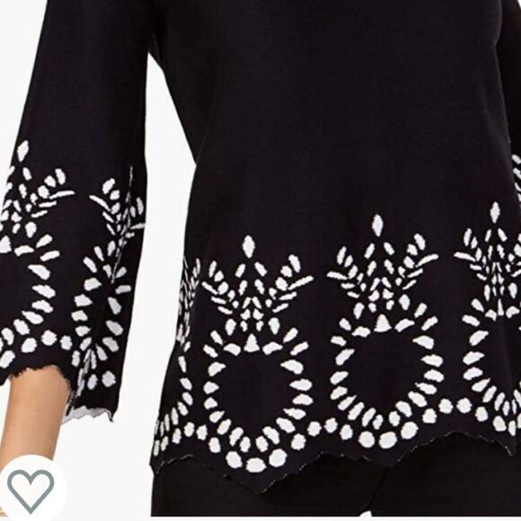 Alfani Women's Pineapple Knit Sweatet - Picture 5 of 7